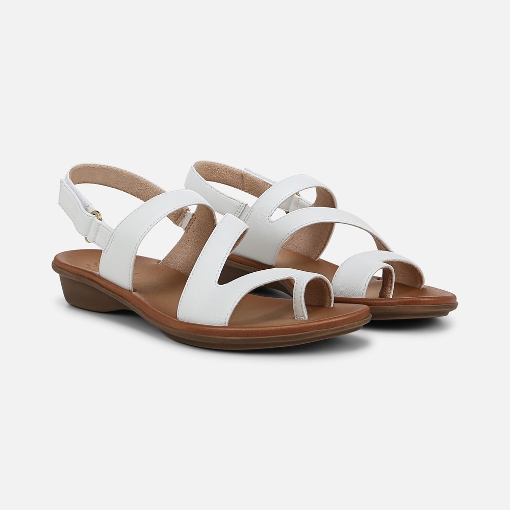 Naturalizer Soul Shakina Sandal - White Faux Leather