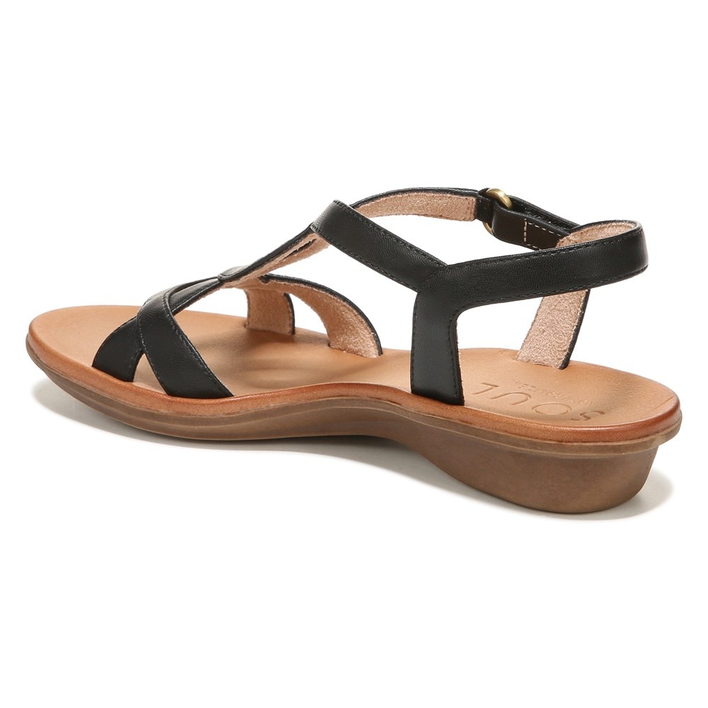 Naturalizer SOUL Solo Sandal - Black Synthetic Naturalizer SOUL Solo Sandal - Black Synthetic