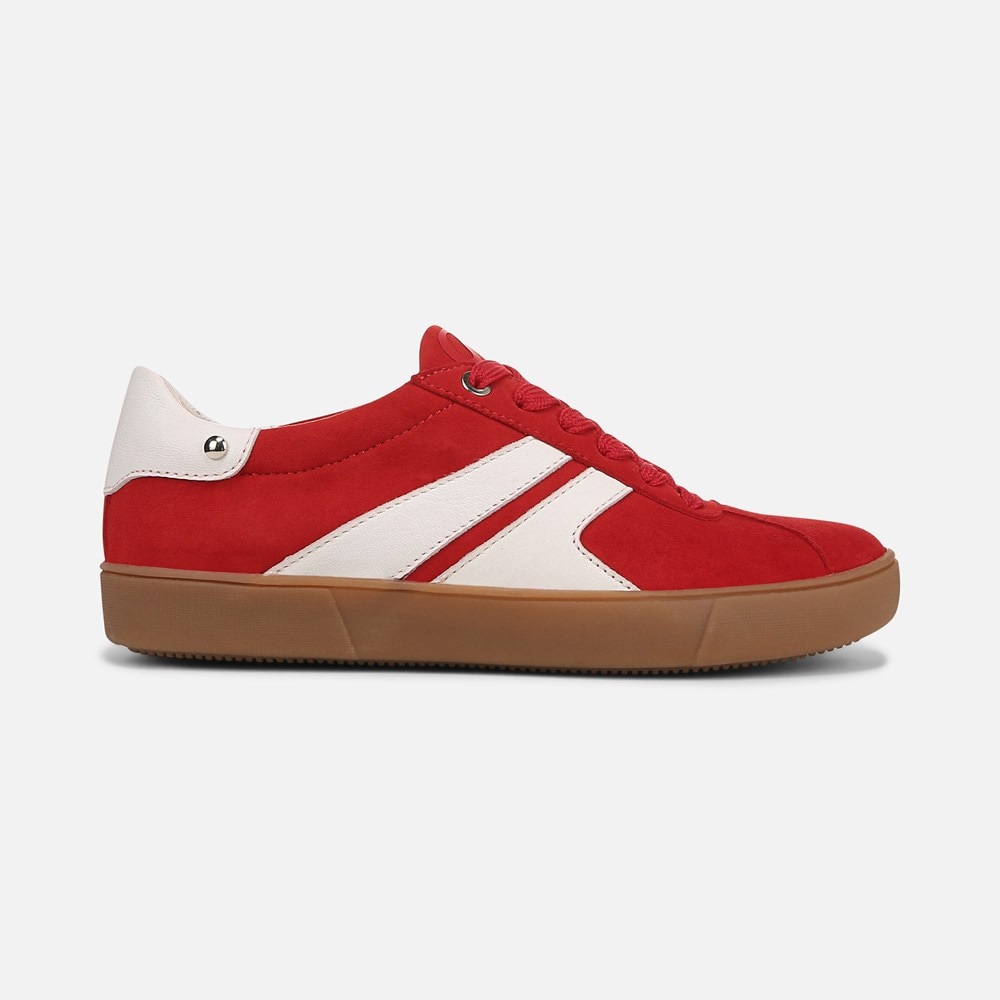 Naturalizer Medina Lace Up Sneaker - Crimson Red Suede Naturalizer Medina Lace Up Sneaker - Crimson Red Suede