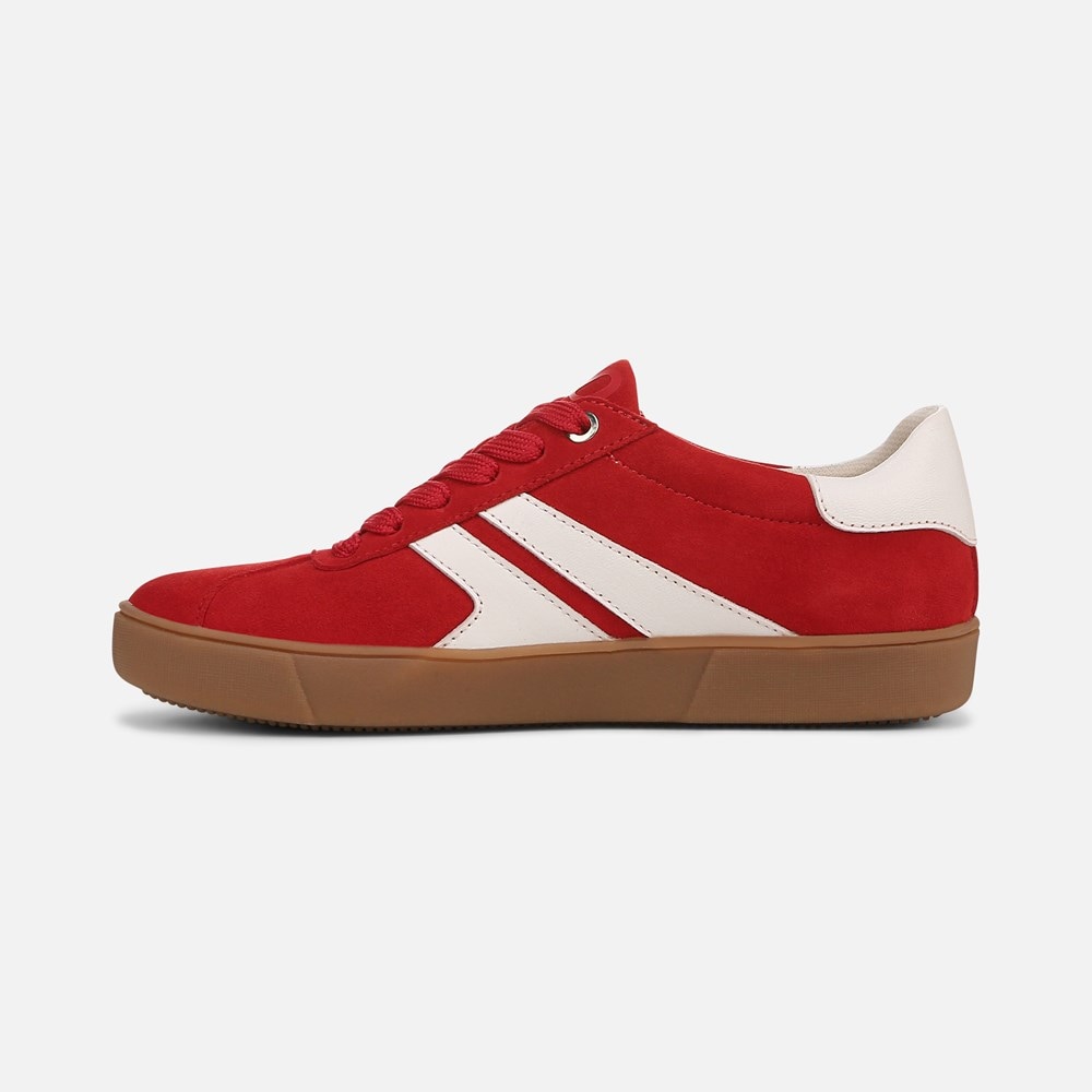 Naturalizer Medina Lace Up Sneaker - Crimson Red Suede Naturalizer Medina Lace Up Sneaker - Crimson Red Suede
