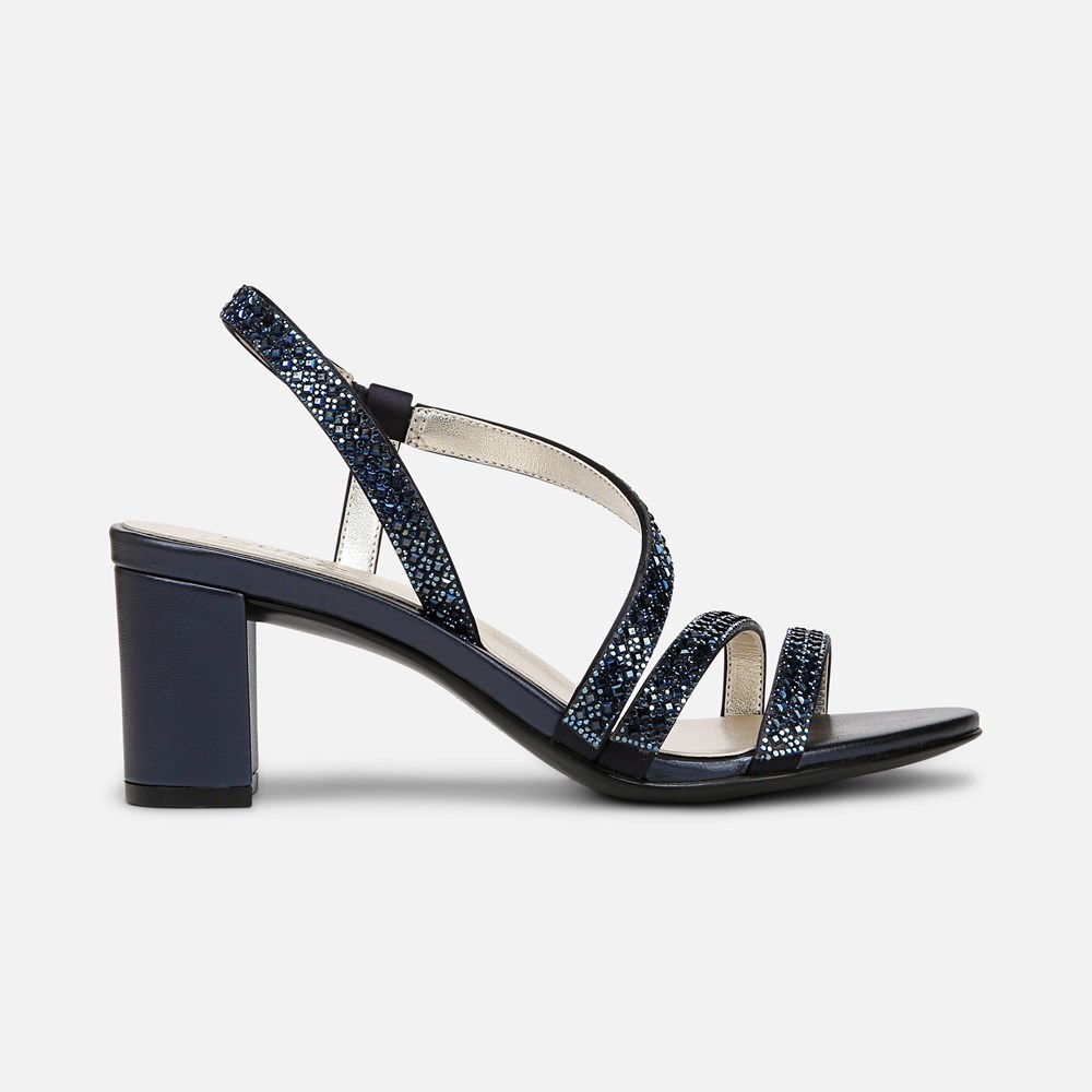 Naturalizer Vanessa 3 Sandal - French Navy Satin Naturalizer Vanessa 3 Sandal - French Navy Satin