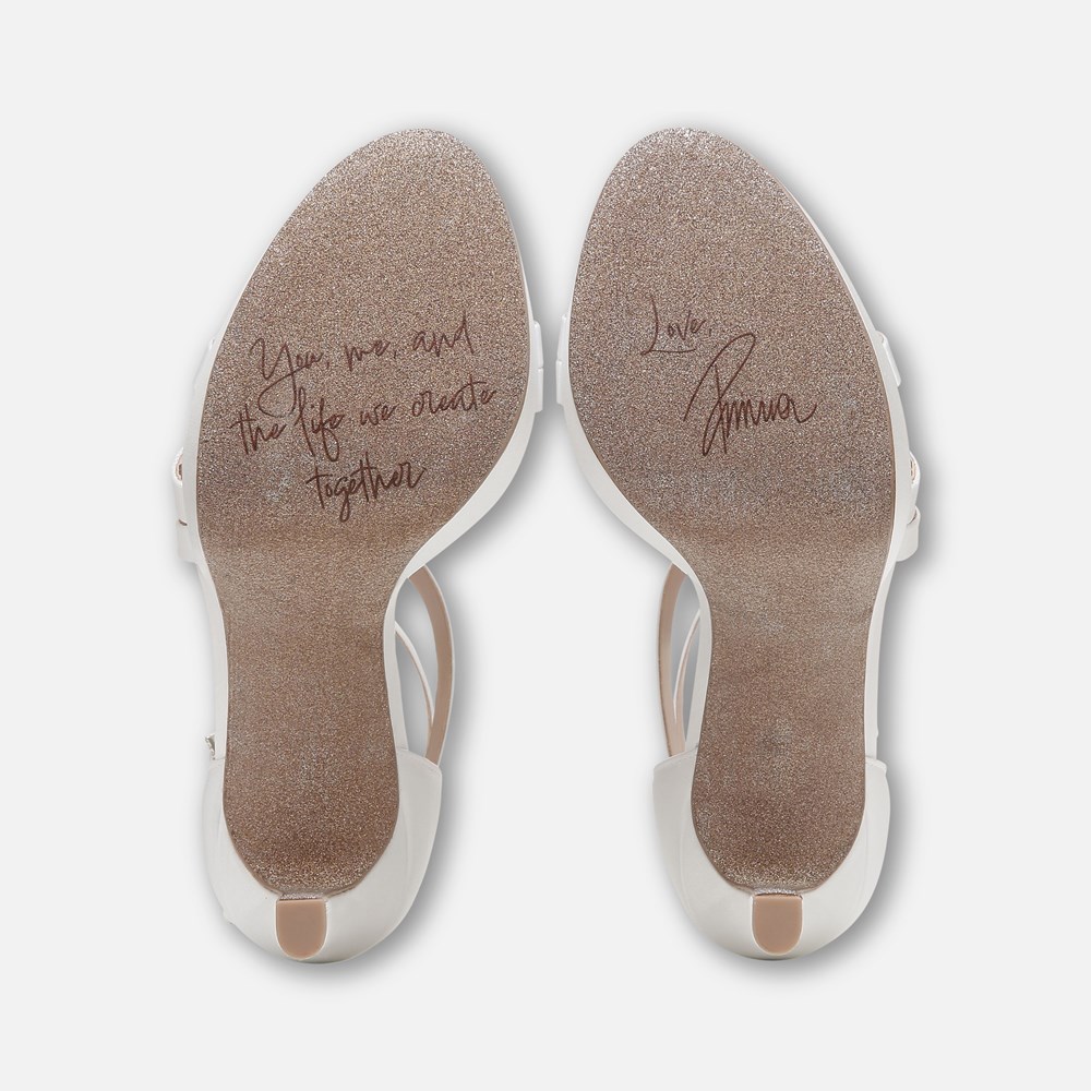 Naturalizer Love 2 Dress Sandal - Silk White Fabric Naturalizer Love 2 Dress Sandal - Silk White Fabric