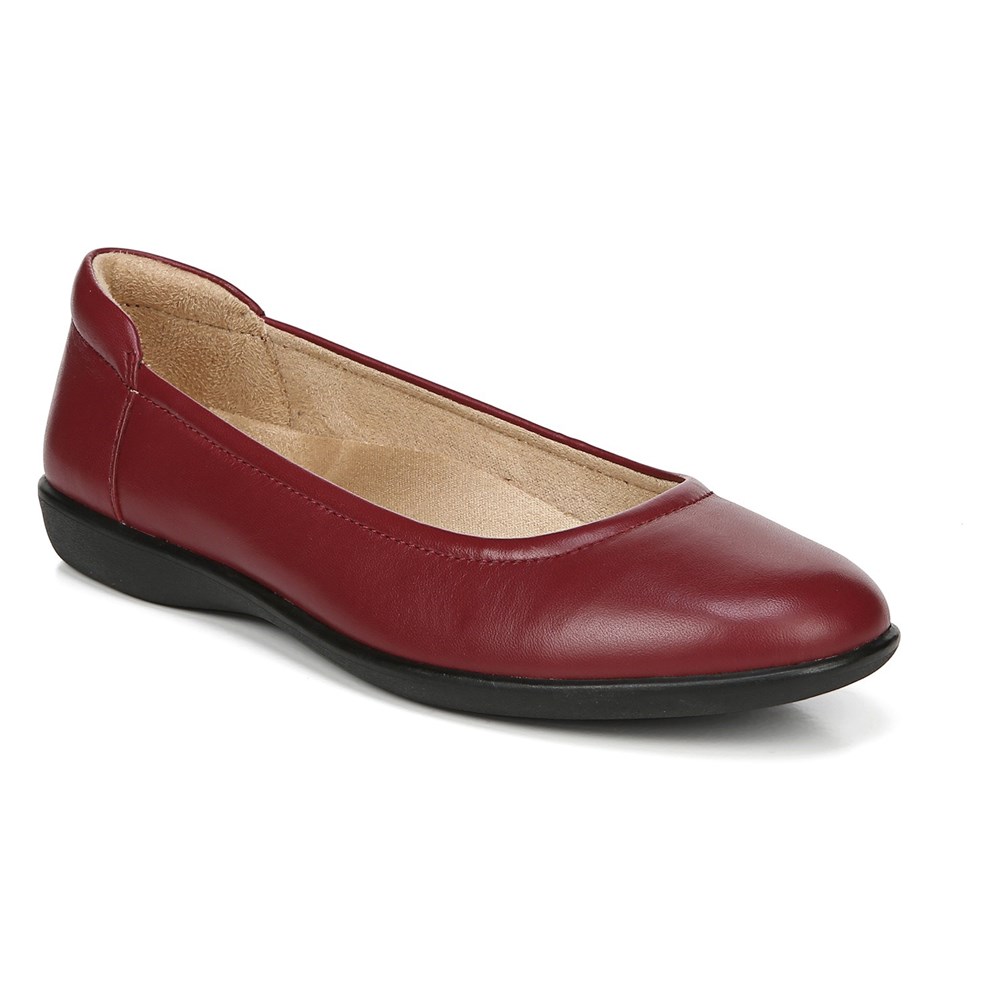 Naturalizer Flexy Flat - Red Leather Naturalizer Flexy Flat - Red Leather