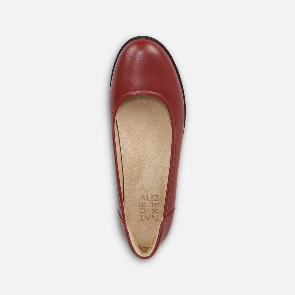 Naturalizer Flexy Flat - Red Leather Naturalizer Flexy Flat - Red Leather