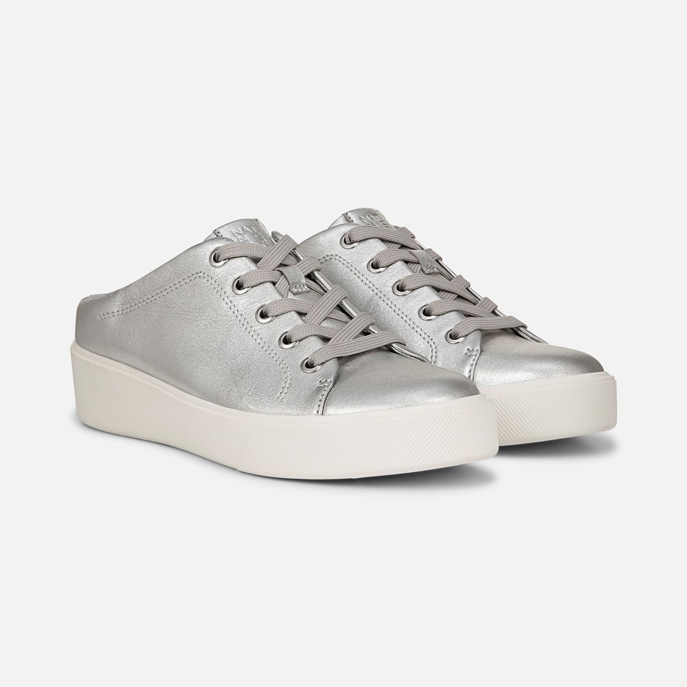 Naturalizer Morrison Mule Slip On - Silver Leather