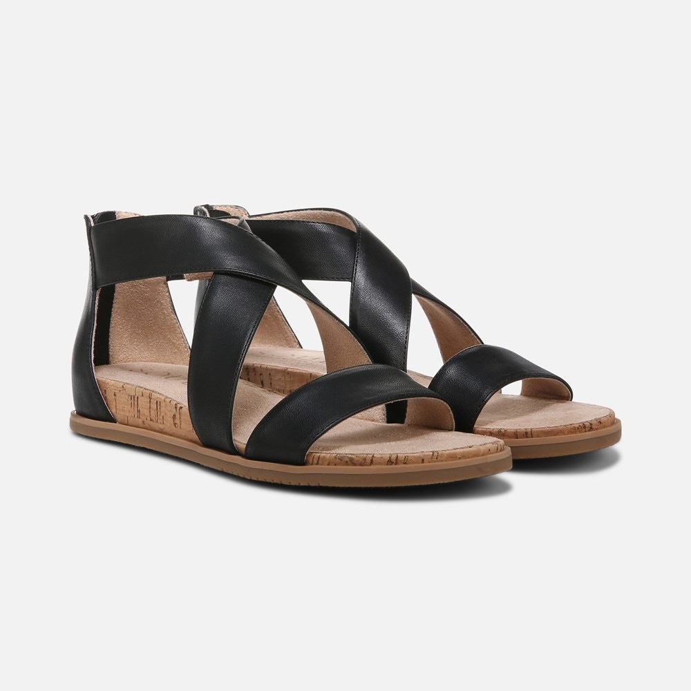 Naturalizer SOUL Cindi Sandal - Black Leather Naturalizer SOUL Cindi Sandal - Black Leather