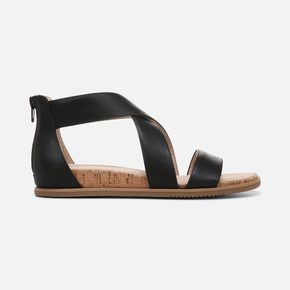 Naturalizer SOUL Cindi Sandal - Black Leather Naturalizer SOUL Cindi Sandal - Black Leather
