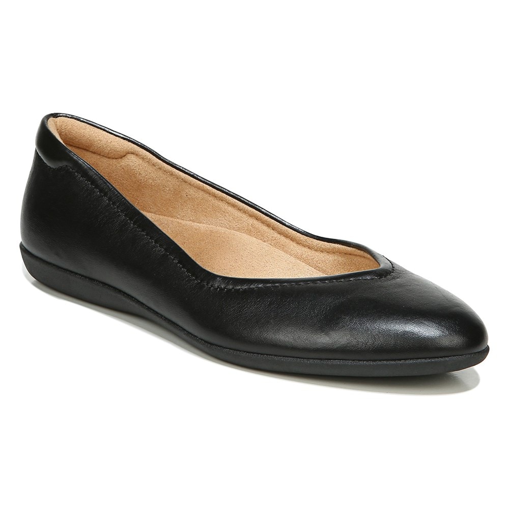 Naturalizer Vivienne Flat - Black Leather Naturalizer Vivienne Flat - Black Leather