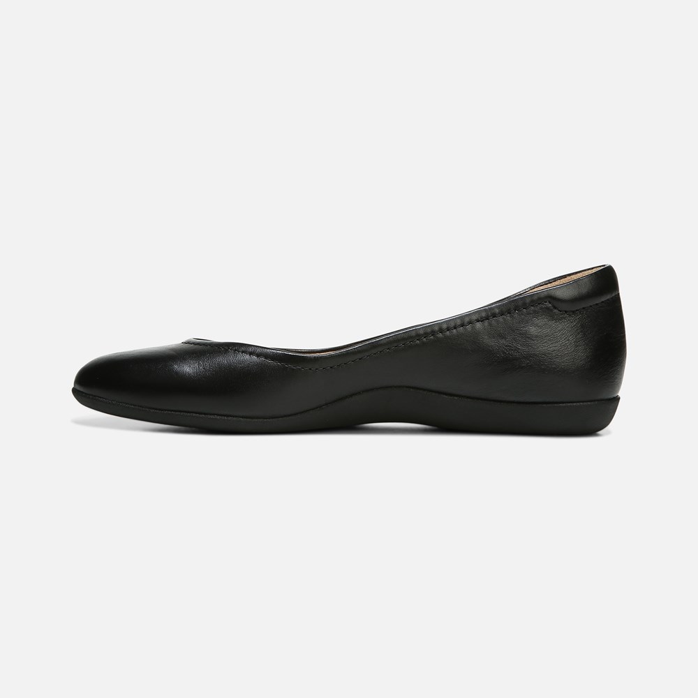 Naturalizer Vivienne Flat - Black Leather Naturalizer Vivienne Flat - Black Leather