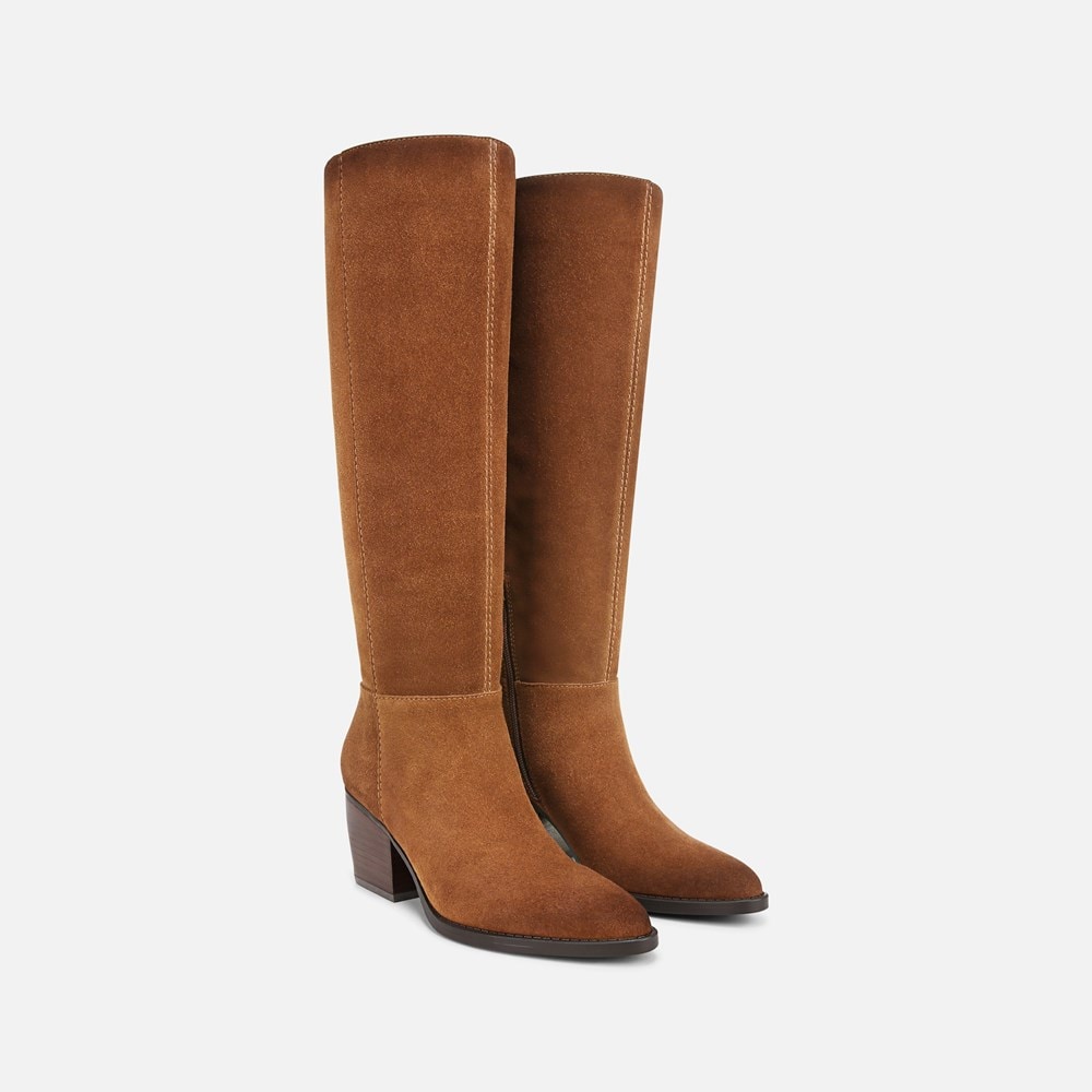 Naturalizer Fae Knee High Boot - Saddle Brown Suede Naturalizer Fae Knee High Boot - Saddle Brown Suede