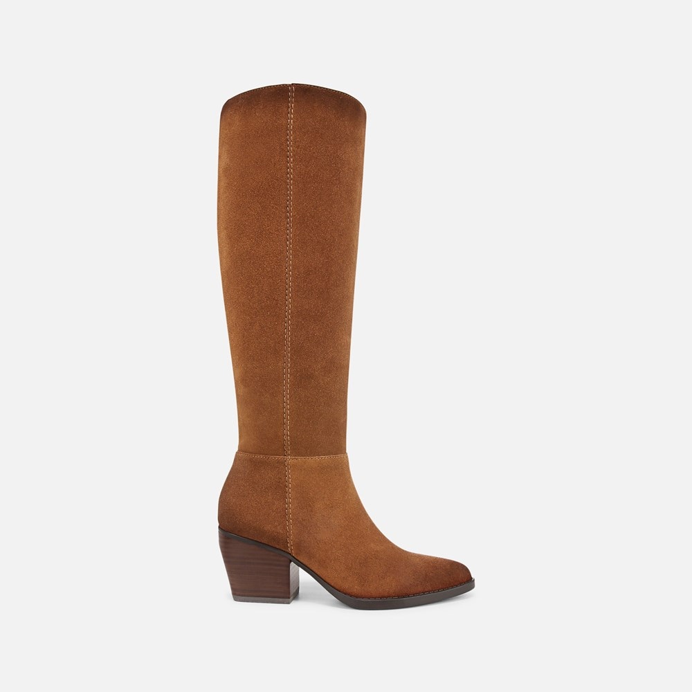 Naturalizer Fae Knee High Boot - Saddle Brown Suede Naturalizer Fae Knee High Boot - Saddle Brown Suede