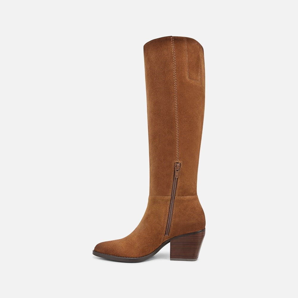 Naturalizer Fae Knee High Boot - Saddle Brown Suede Naturalizer Fae Knee High Boot - Saddle Brown Suede