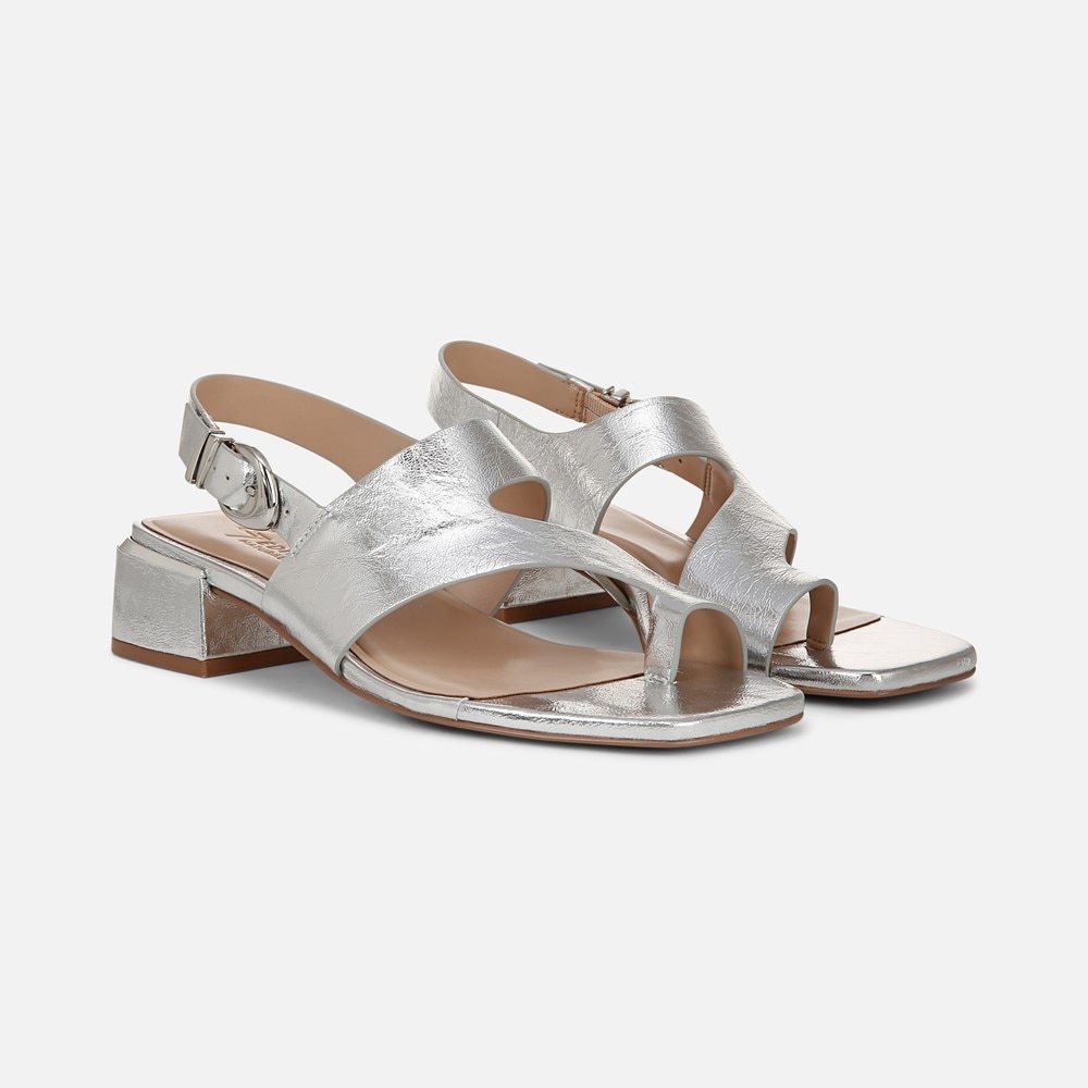 Naturalizer 27 EDIT Audra Dress Sandal - Silver Leather
