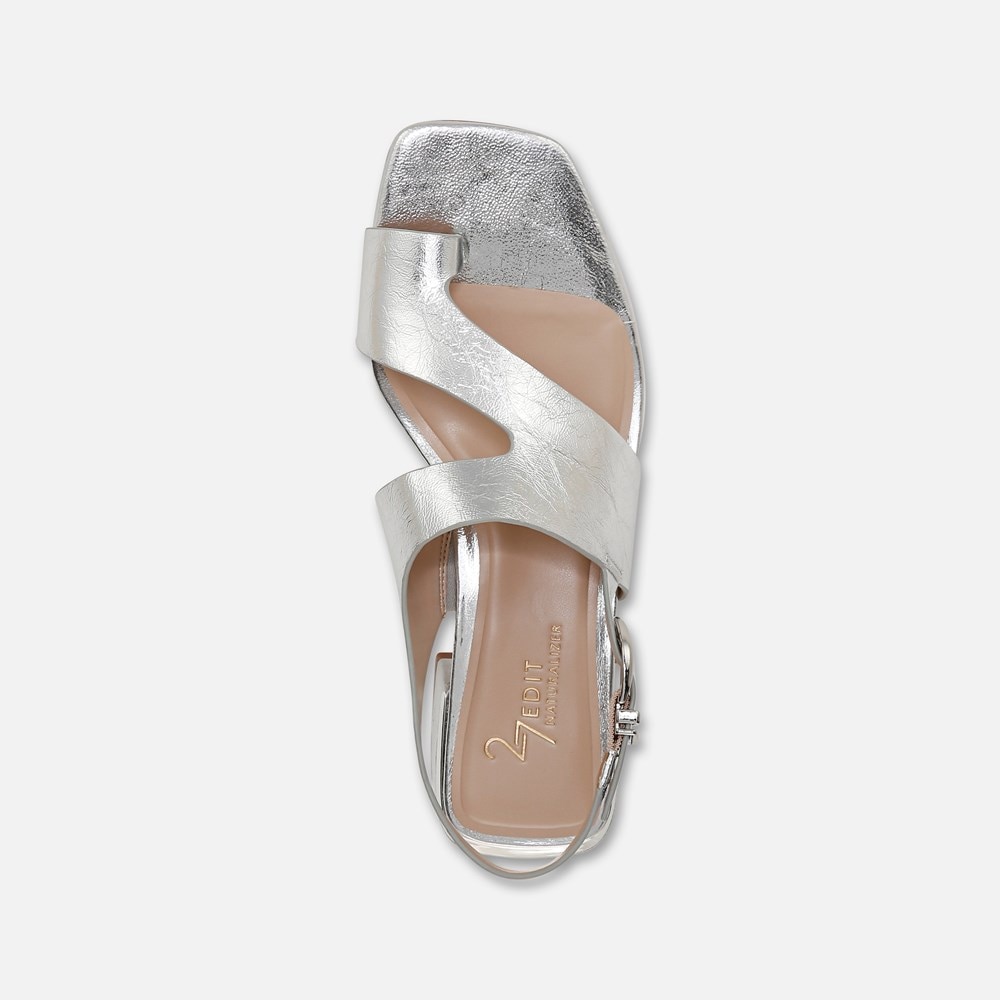 Naturalizer 27 EDIT Audra Dress Sandal - Silver Leather Naturalizer 27 EDIT Audra Dress Sandal - Silver Leather