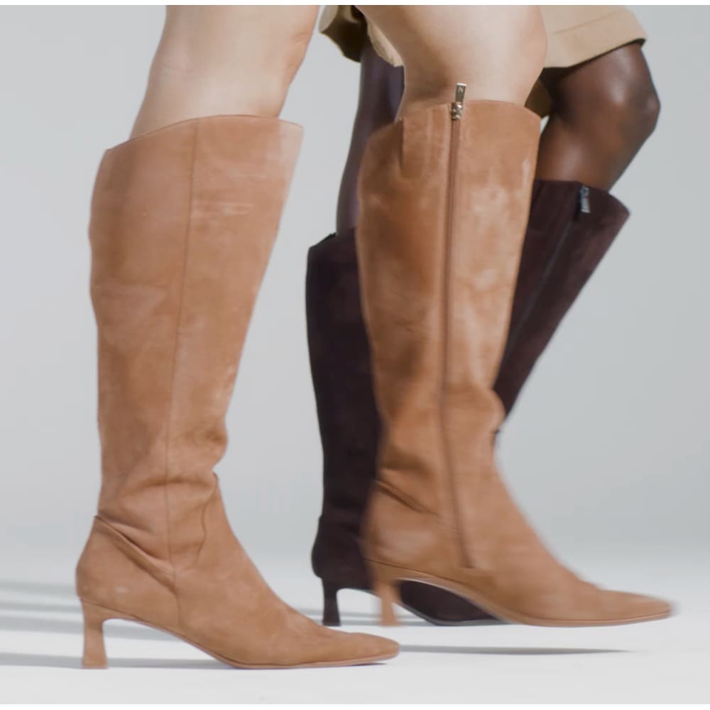 Naturalizer Deesha Knee High Boot - Mahogany Brown Suede Naturalizer Deesha Knee High Boot - Mahogany Brown Suede