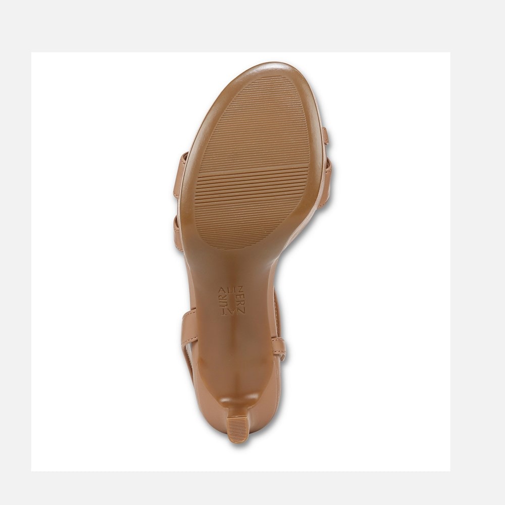 Naturalizer Abby Dress Sandal - Taupe Smooth Faux Leather Naturalizer Abby Dress Sandal - Taupe Smooth Faux Leather