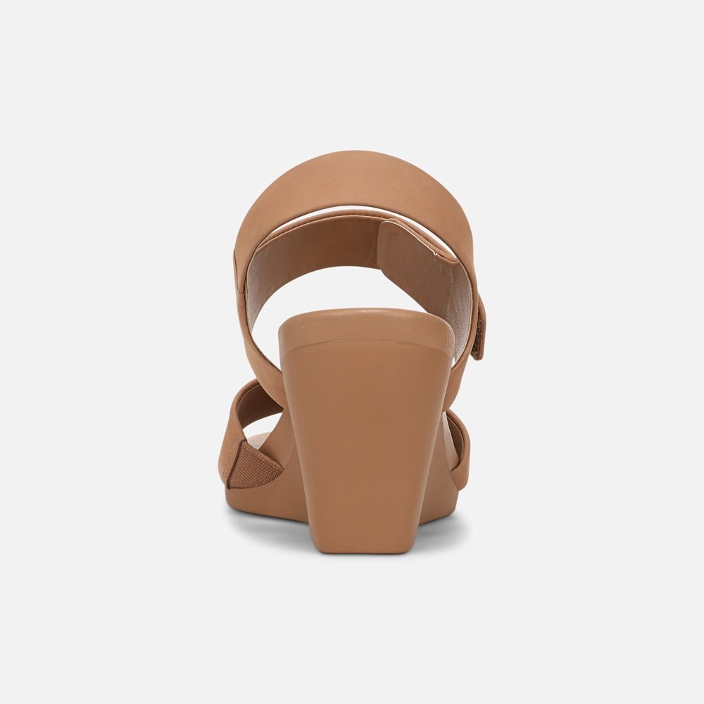 Naturalizer Imani Wedge Sandal - Cookie Dough Nubuck Naturalizer Imani Wedge Sandal - Cookie Dough Nubuck