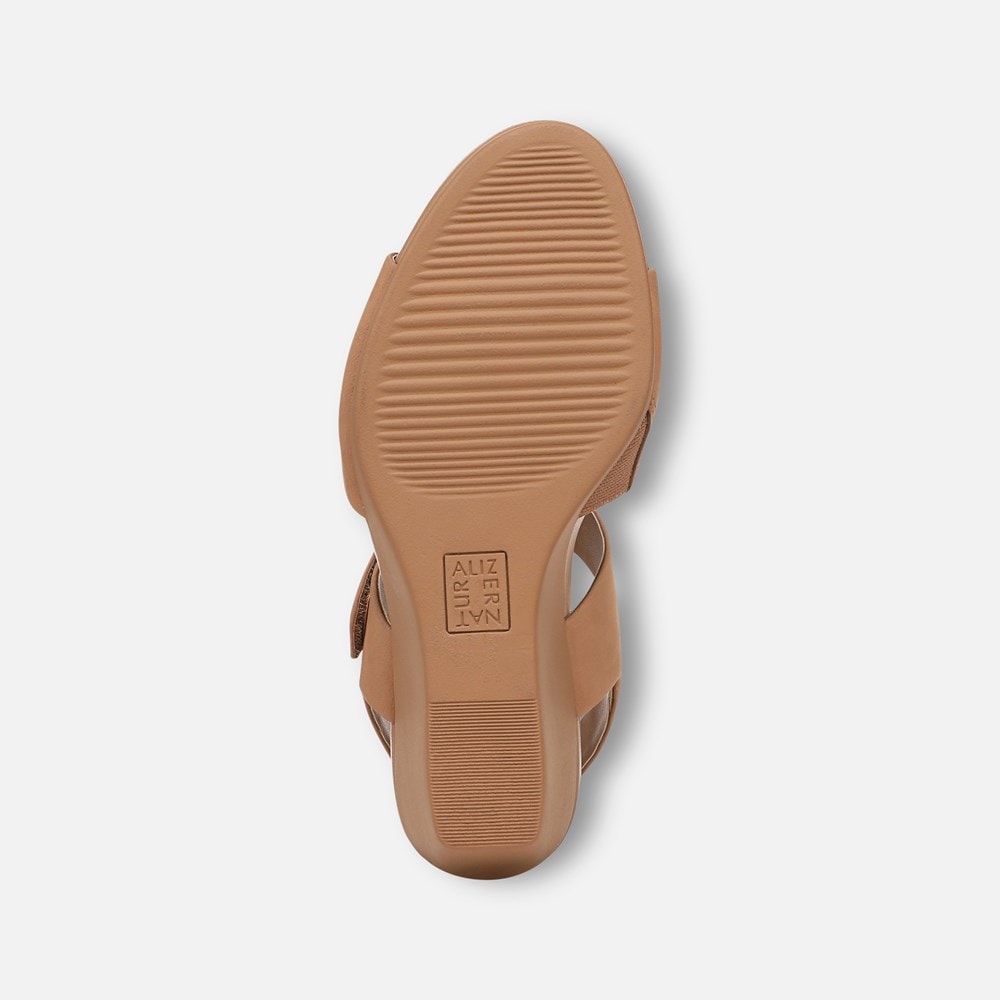 Naturalizer Imani Wedge Sandal - Cookie Dough Nubuck Naturalizer Imani Wedge Sandal - Cookie Dough Nubuck