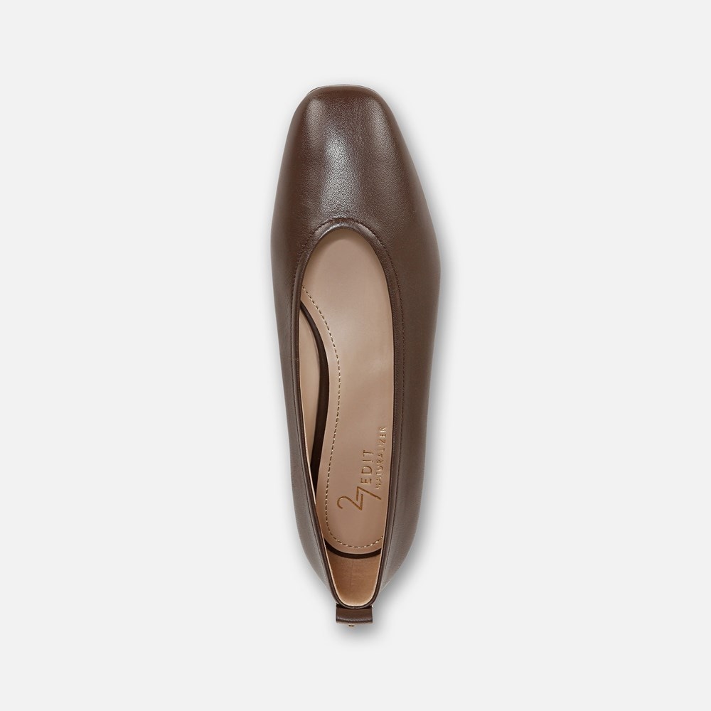 Naturalizer 27 Edit Carla Flat - Chocolate Leather Naturalizer 27 Edit Carla Flat - Chocolate Leather