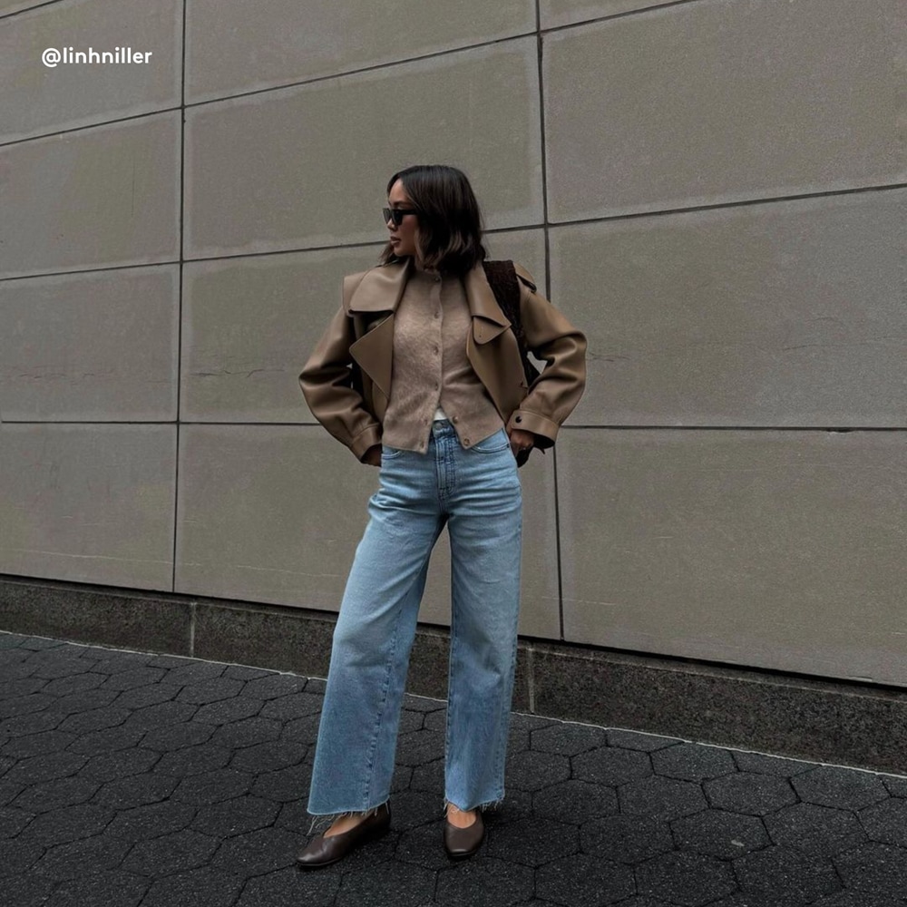 Naturalizer 27 Edit Carla Flat - Chocolate Leather Naturalizer 27 Edit Carla Flat - Chocolate Leather