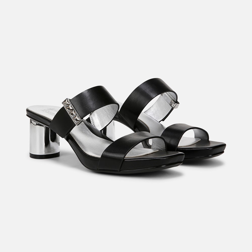 Naturalizer Ida 2 Dress Sandal - Black Faux Leather