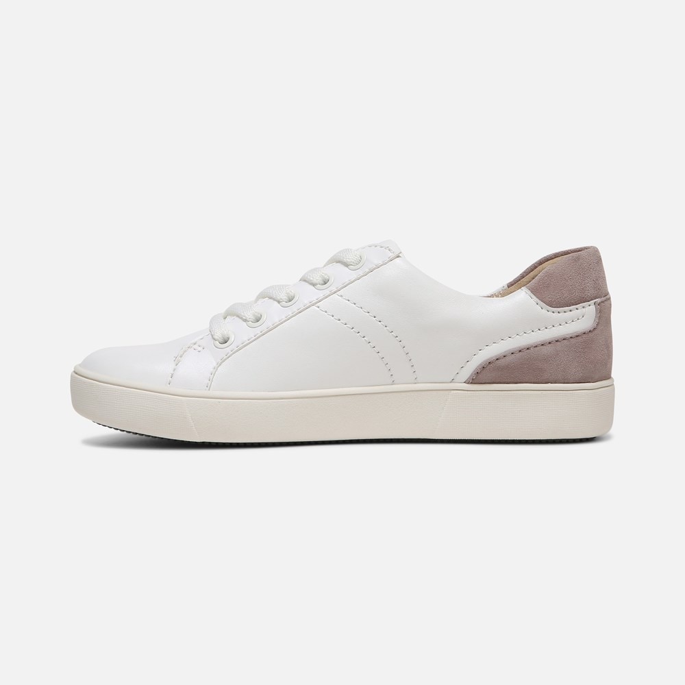 Naturalizer Morrison Sneaker - White/Taupe Leather Naturalizer Morrison Sneaker - White/Taupe Leather