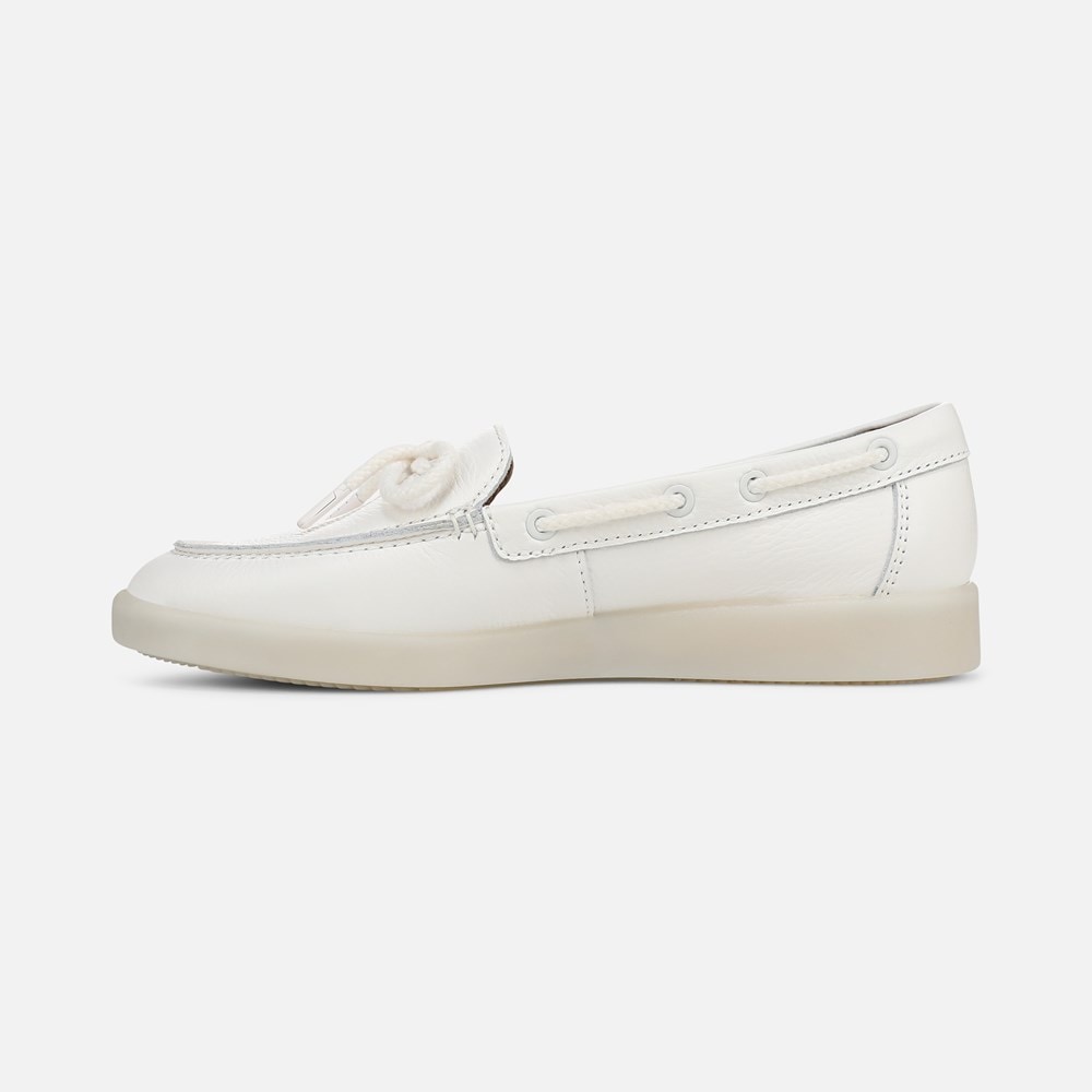 Naturalizer Keel Boat Shoe - Warm White Leather Naturalizer Keel Boat Shoe - Warm White Leather