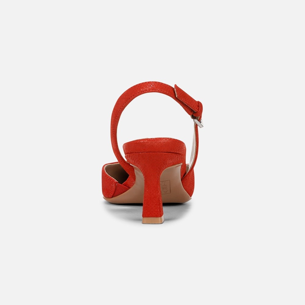 Naturalizer Dalary Slingback Pump - Maserati Red Suede Naturalizer Dalary Slingback Pump - Maserati Red Suede