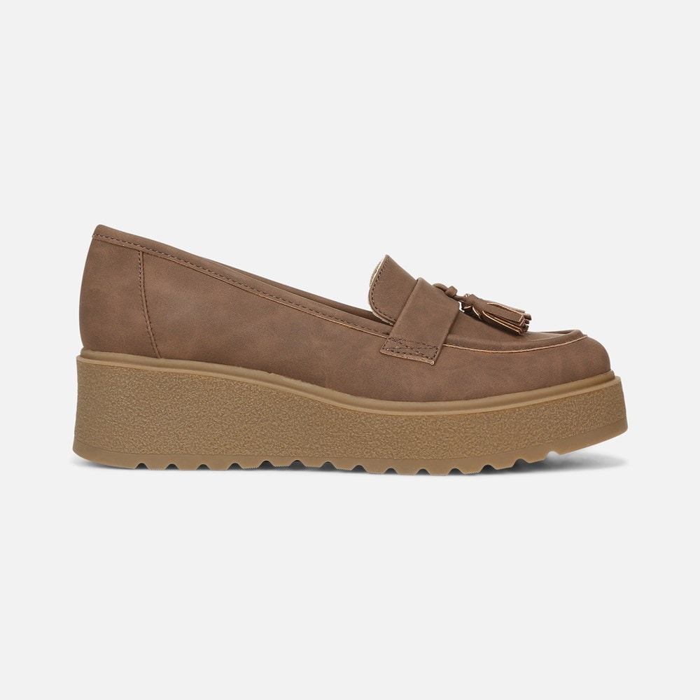 Naturalizer SOUL Josie Lug Loafer - Cinnamon Brown Synthetic Naturalizer SOUL Josie Lug Loafer - Cinnamon Brown Synthetic