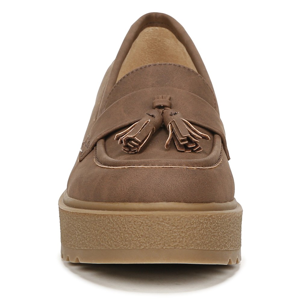 Naturalizer SOUL Josie Lug Loafer - Cinnamon Brown Synthetic Naturalizer SOUL Josie Lug Loafer - Cinnamon Brown Synthetic