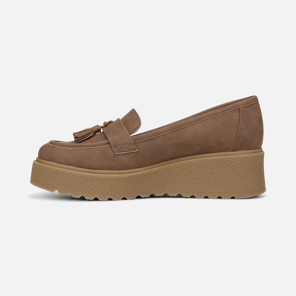 Naturalizer SOUL Josie Lug Loafer - Cinnamon Brown Synthetic Naturalizer SOUL Josie Lug Loafer - Cinnamon Brown Synthetic