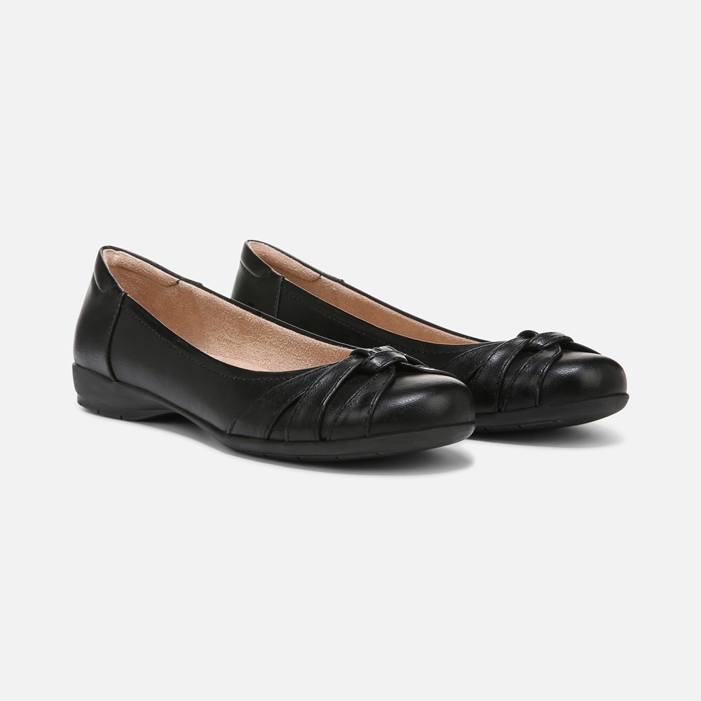 Naturalizer SOUL Gift Flat - Black Synthetic