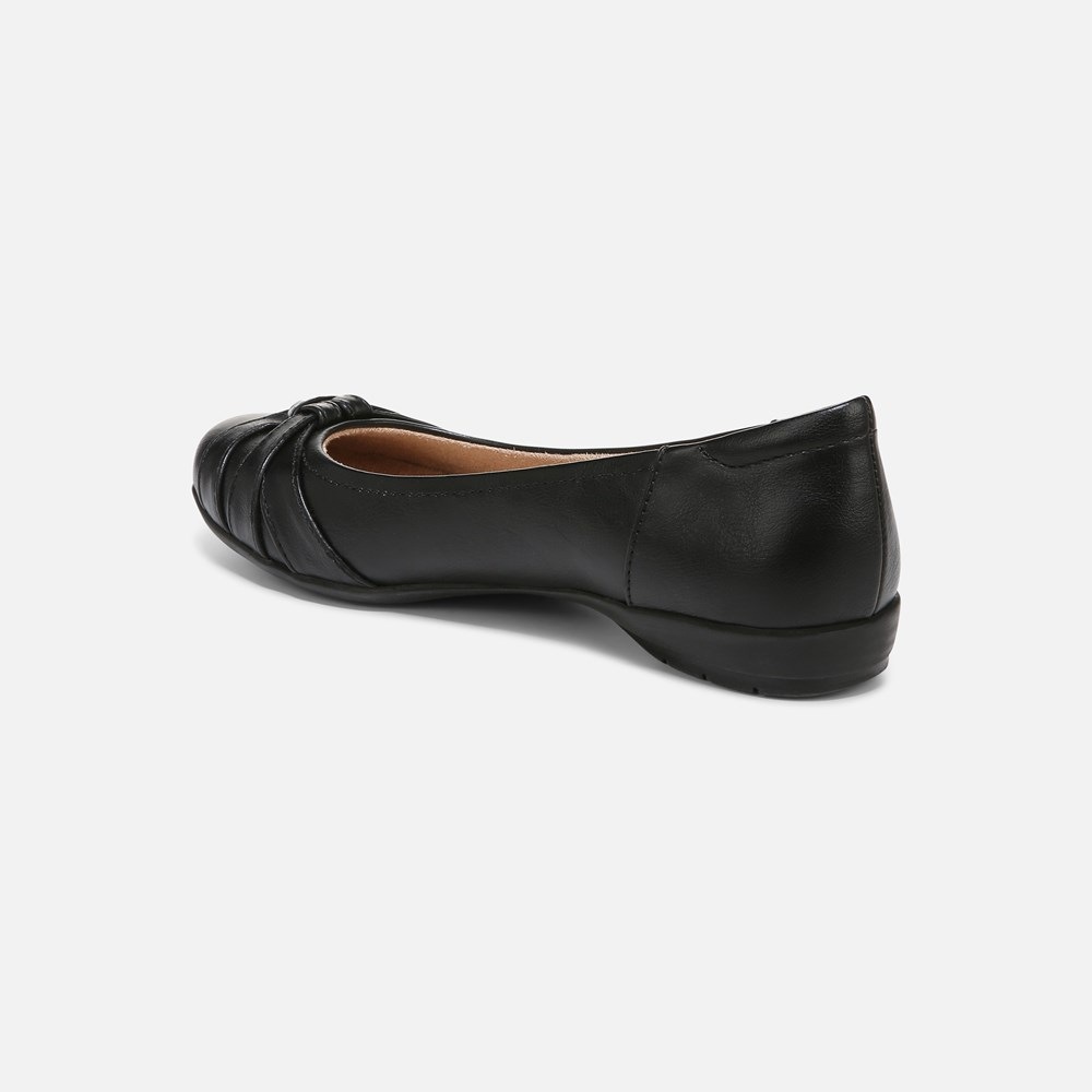 Naturalizer SOUL Gift Flat - Black Synthetic