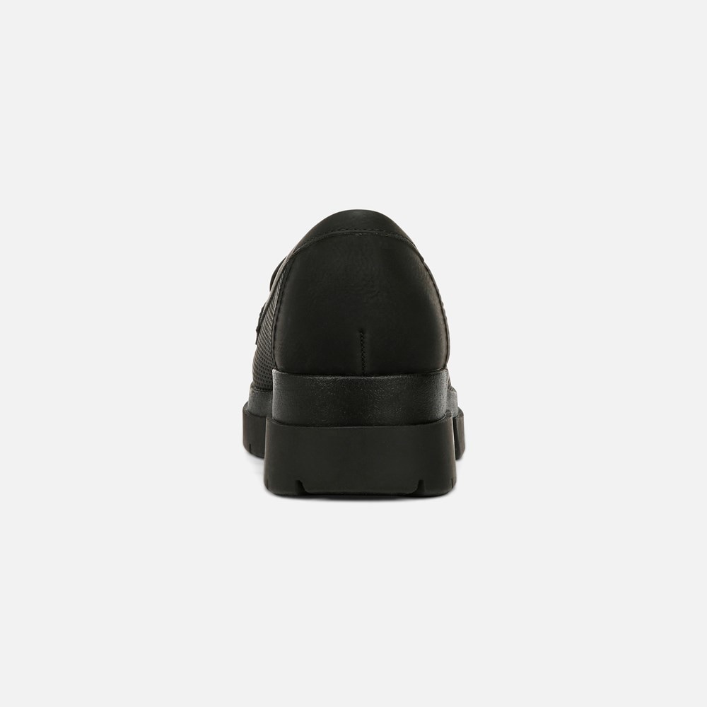 Naturalizer SOUL Ophelia Lug Sole Loafer - Black Faux Leather Naturalizer SOUL Ophelia Lug Sole Loafer - Black Faux Leather