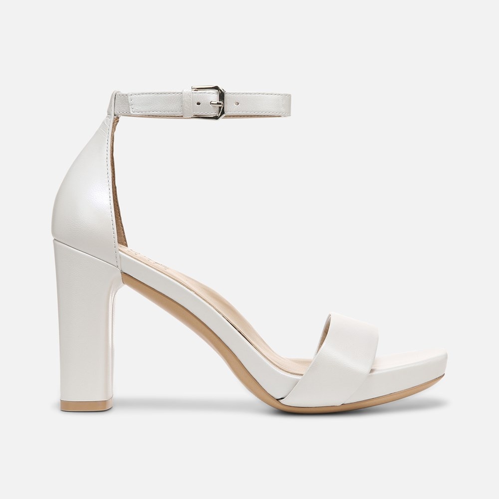 Naturalizer Joy Dress Sandal - White Leather Naturalizer Joy Dress Sandal - White Leather