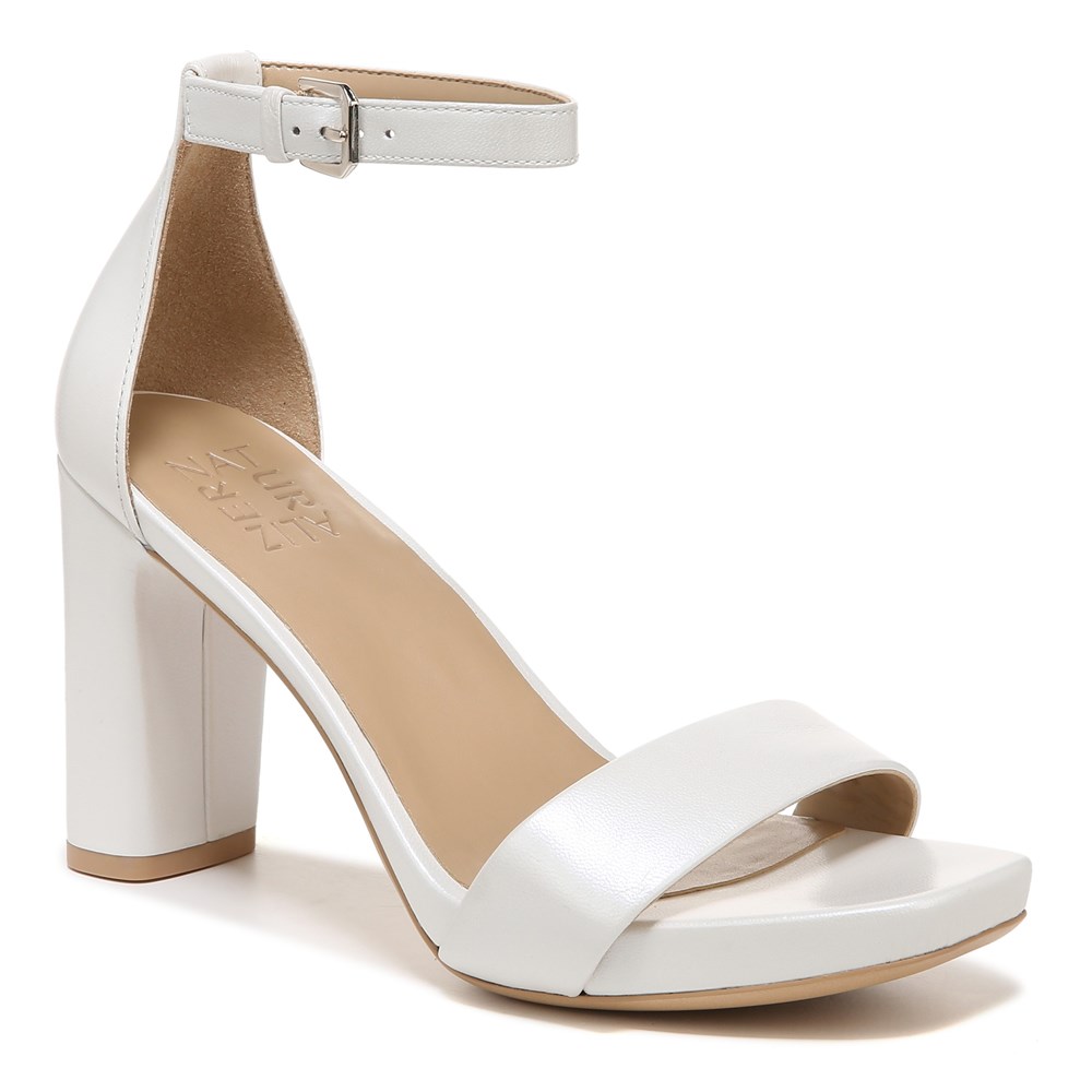 Naturalizer Joy Dress Sandal - White Leather Naturalizer Joy Dress Sandal - White Leather