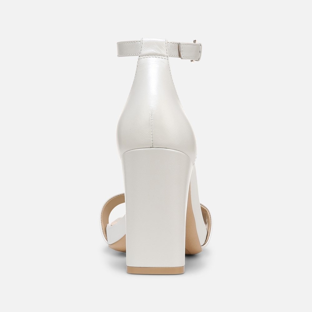 Naturalizer Joy Dress Sandal - White Leather Naturalizer Joy Dress Sandal - White Leather