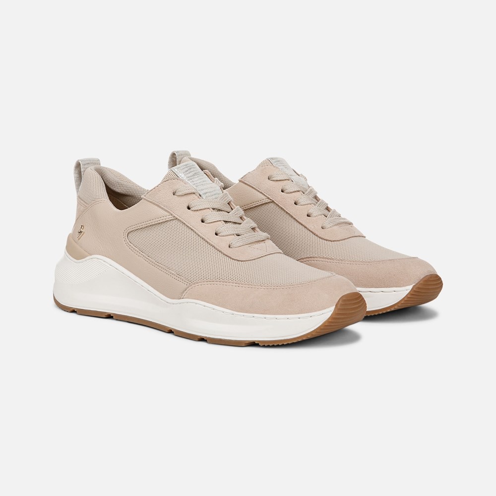 Naturalizer 27 EDIT Brooke Lace-up Sneaker - Coastal Tan Leather \u0026 Mesh Naturalizer 27 EDIT Brooke Lace-up Sneaker - Coastal Tan Leather \u0026 Mesh