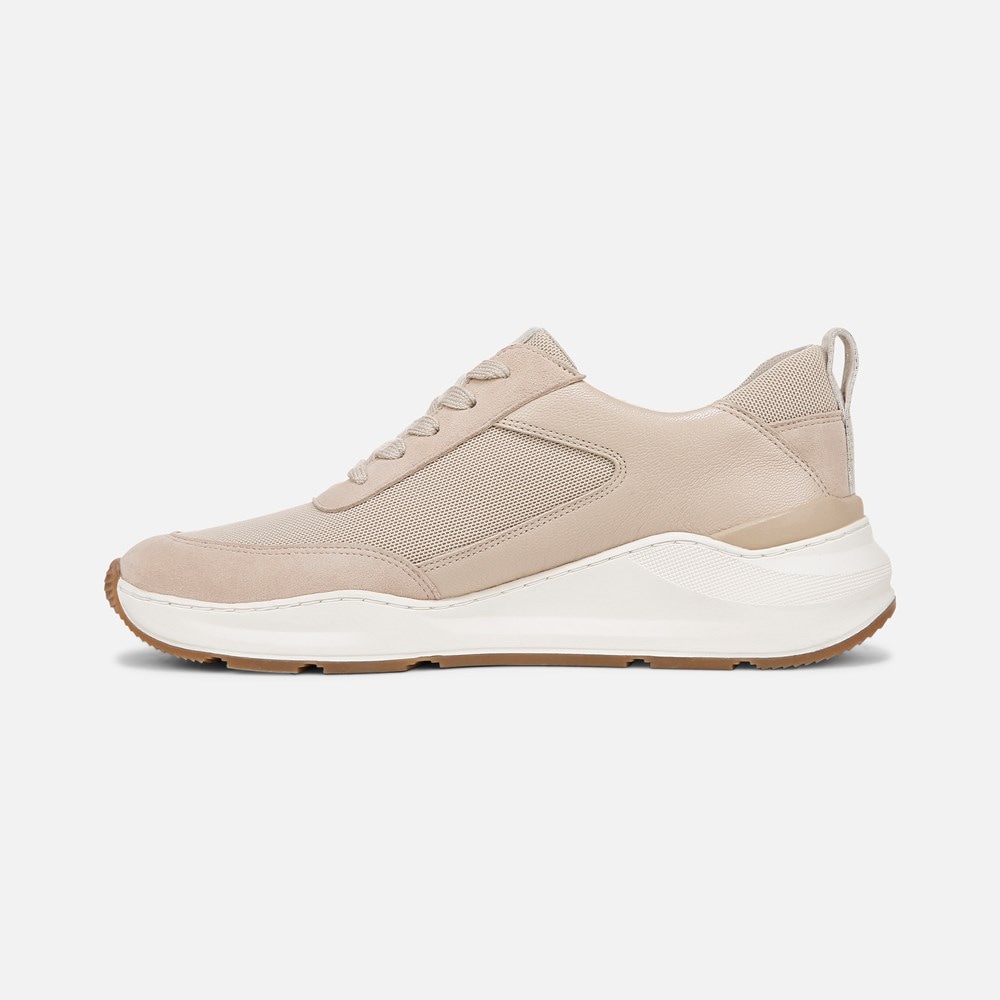 Naturalizer 27 EDIT Brooke Lace-up Sneaker - Coastal Tan Leather \\u0026 Mesh