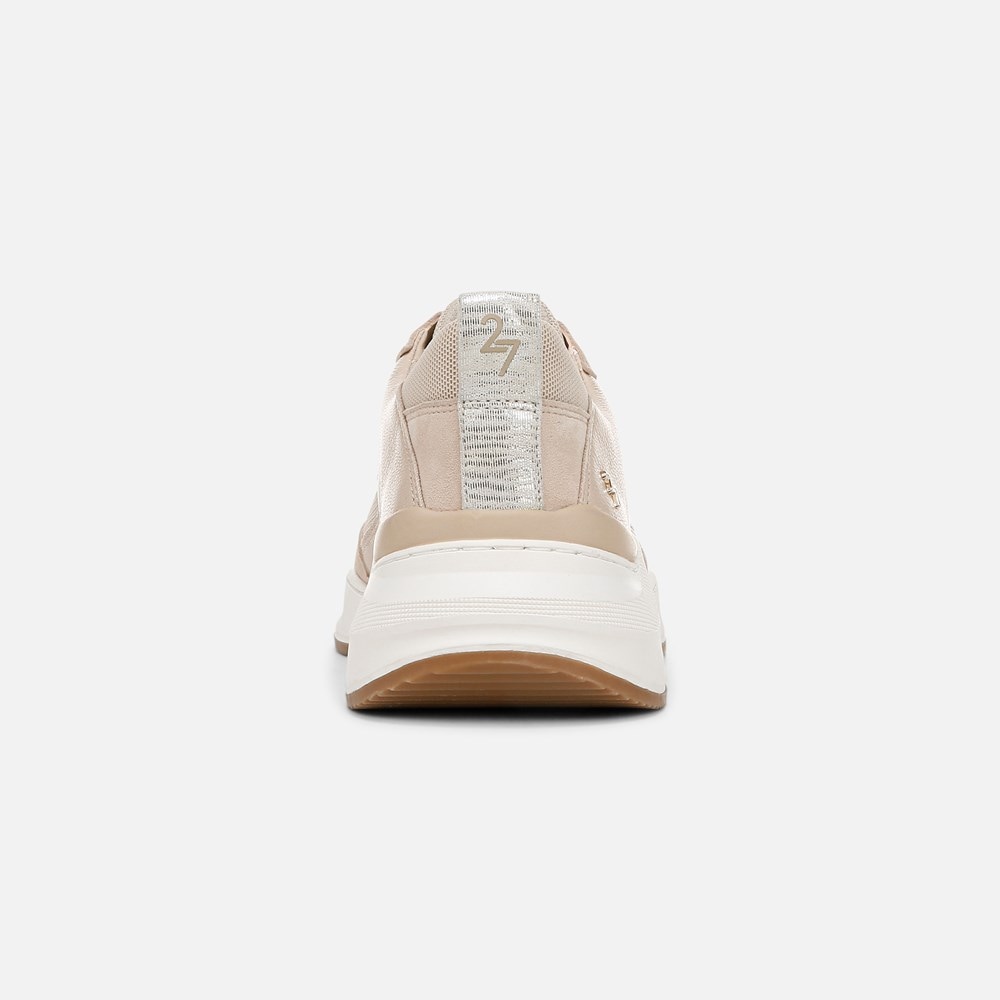 Naturalizer 27 EDIT Brooke Lace-up Sneaker - Coastal Tan Leather \\u0026 Mesh