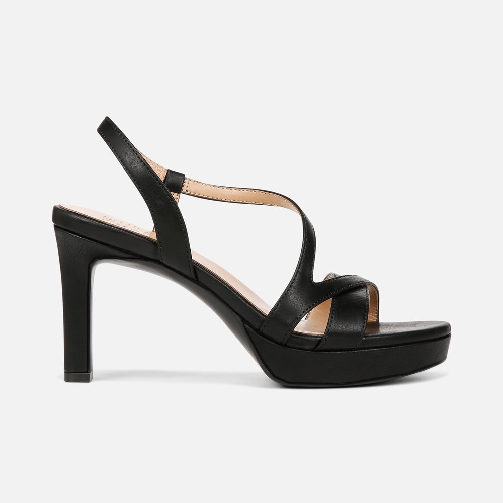 Naturalizer Abby Dress Sandal - Black Patent Faux Leather Naturalizer Abby Dress Sandal - Black Patent Faux Leather