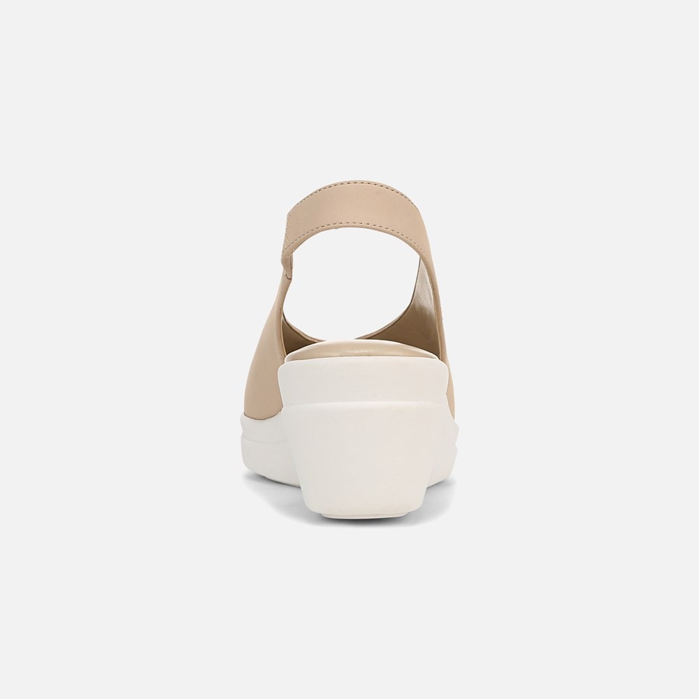 Naturalizer Sutton Slingback Wedge - Coastal Tan Nubuck Naturalizer Sutton Slingback Wedge - Coastal Tan Nubuck