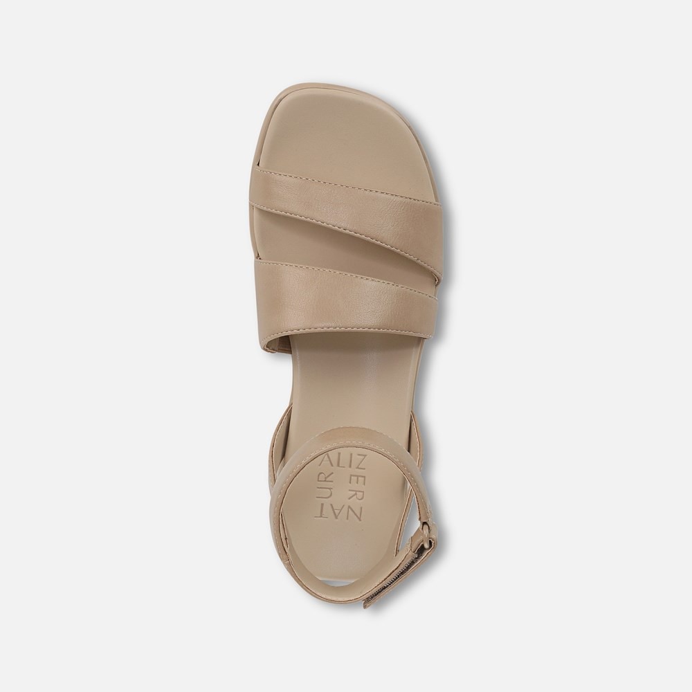 Naturalizer Effie Sandal - Tan Faux Leather Naturalizer Effie Sandal - Tan Faux Leather