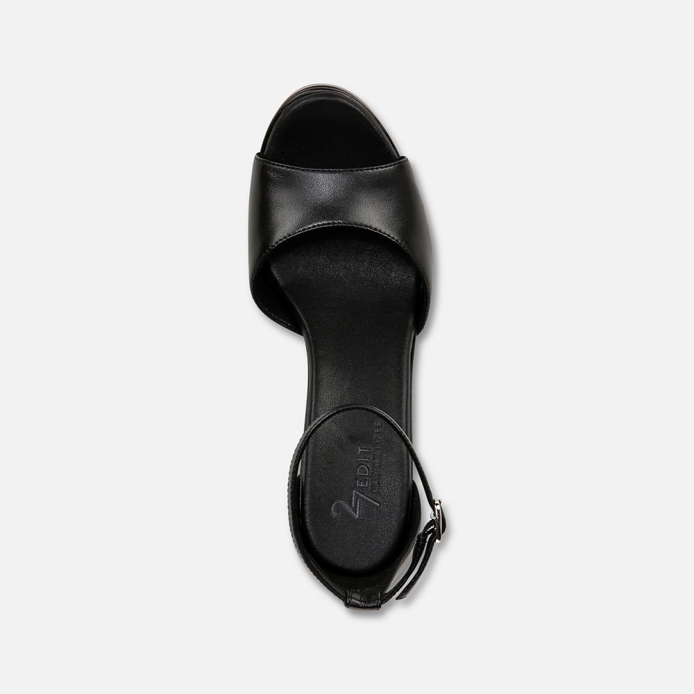 Naturalizer 27 Edit Delphie Dress Sandal - Black Leather Naturalizer 27 Edit Delphie Dress Sandal - Black Leather