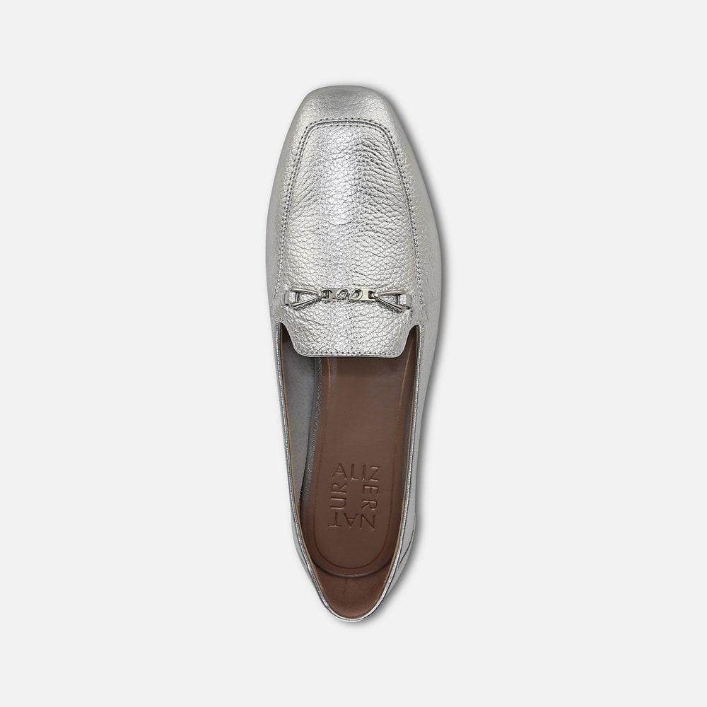 Naturalizer Cecilia Loafer - Silver Leather Naturalizer Cecilia Loafer - Silver Leather