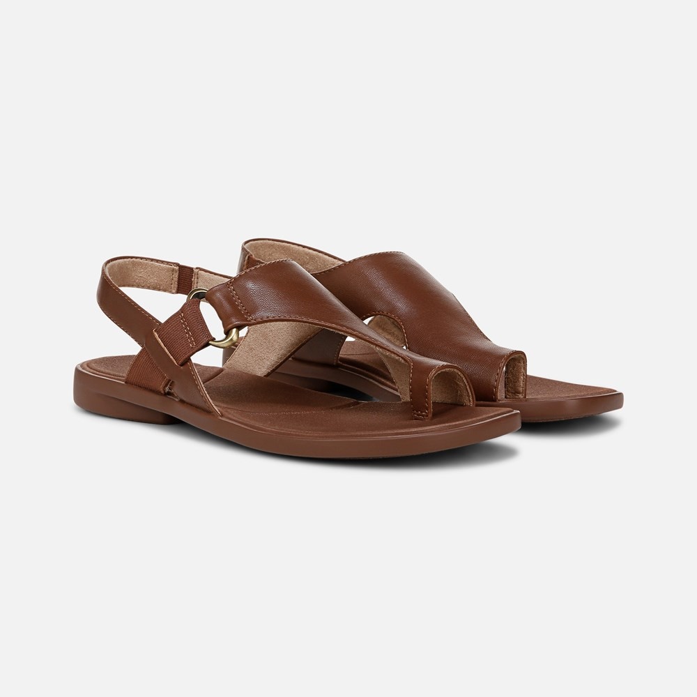 Naturalizer SOUL Freya Sandal - Brown Faux Leather