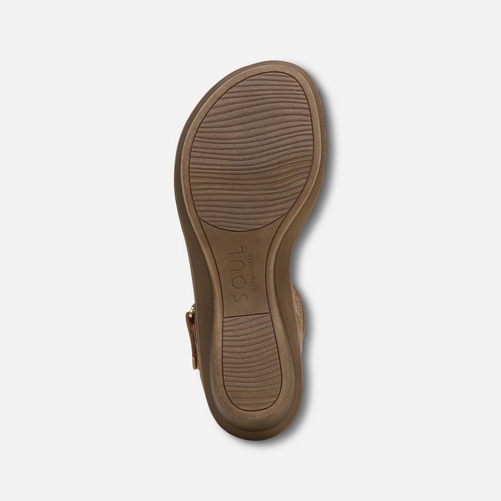 Naturalizer Soul Summer Sandal - Toffee Synthetic Naturalizer Soul Summer Sandal - Toffee Synthetic