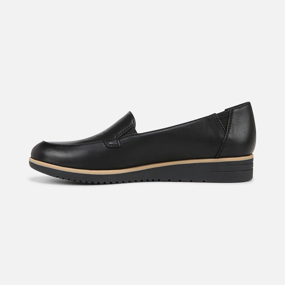 Naturalizer SOUL Idea Moc Loafer - Black Faux Leather Naturalizer SOUL Idea Moc Loafer - Black Faux Leather