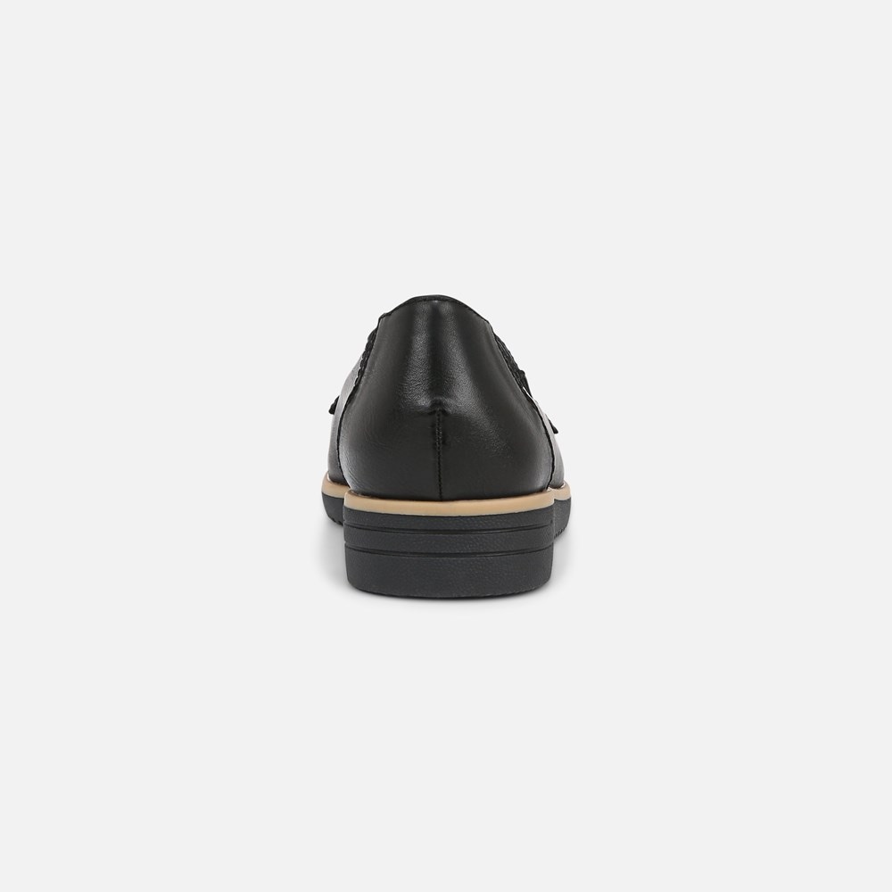 Naturalizer SOUL Idea Moc Loafer - Black Faux Leather Naturalizer SOUL Idea Moc Loafer - Black Faux Leather