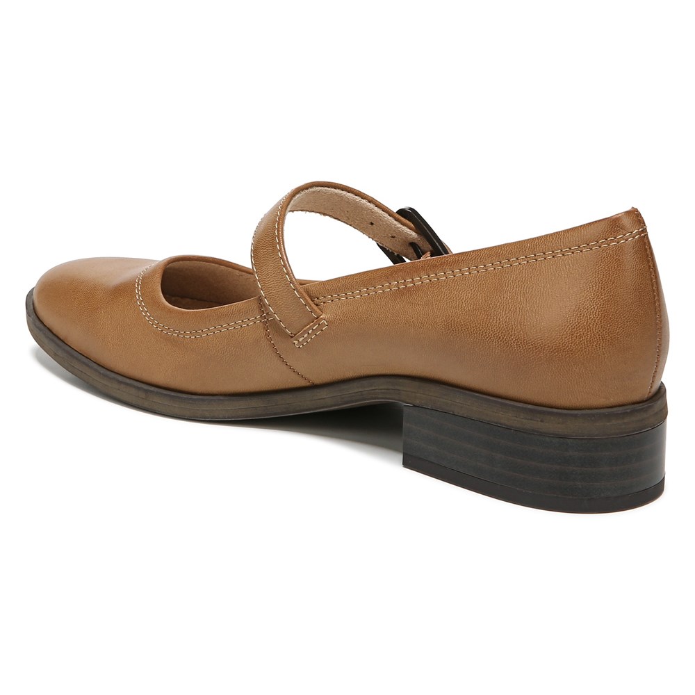 Naturalizer SOUL Ramona Mary Jane Flat - English Tea Brown Synthetic Naturalizer SOUL Ramona Mary Jane Flat - English Tea Brown Synthetic